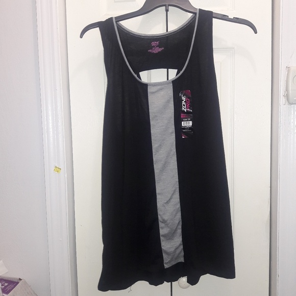 Zone Pro Active Tank, Black - Picture 2 of 4